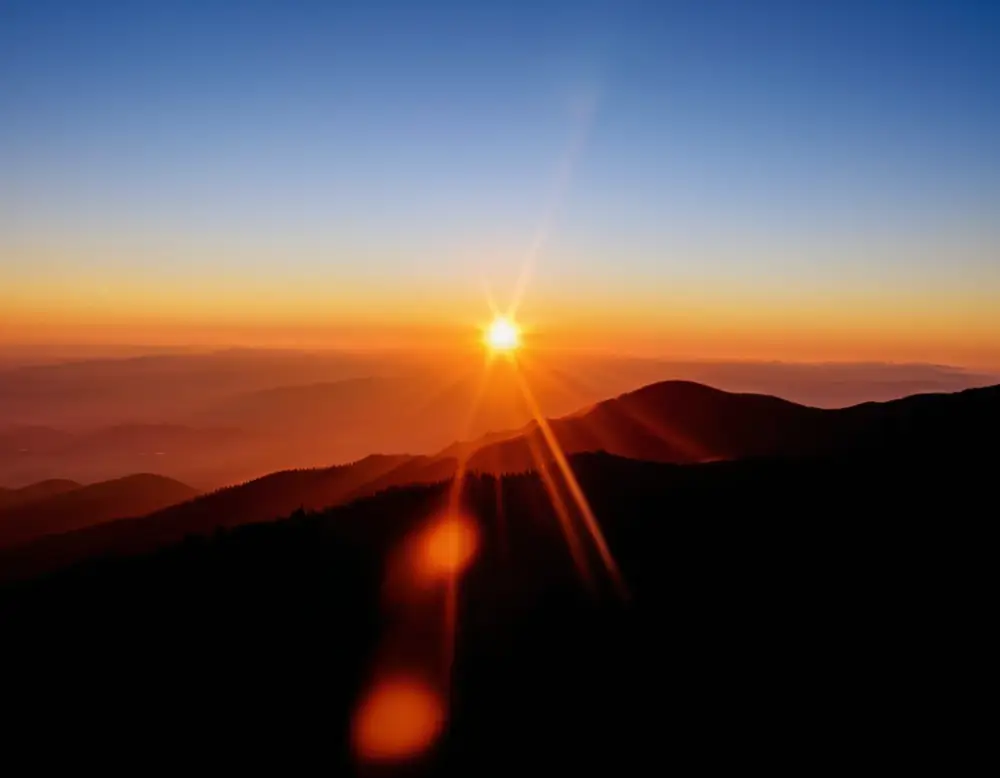 Sunset on Etna 2000m