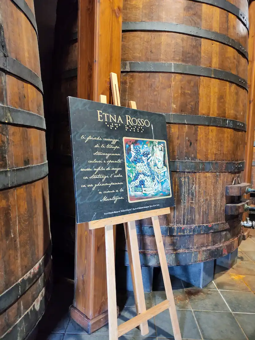 Etna winery and Etna DOC wine tasting