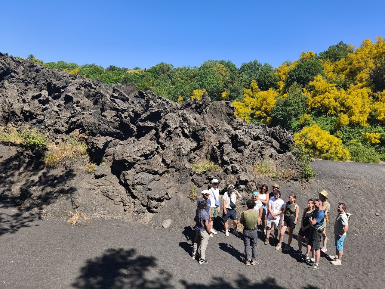 Hikers on Mount Etna 5